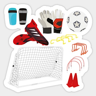 Soccer Accessories Stickers Sticker